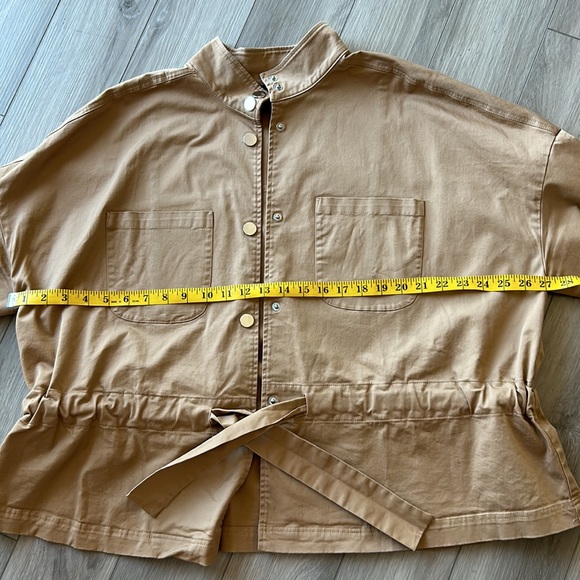 Eloquii Tan Jacket Size 16 - Picture 5 of 6